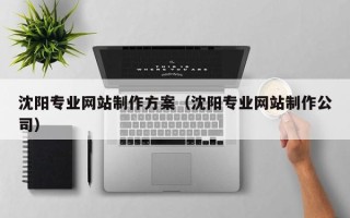 苏州沈阳专业网站制作方案（沈阳专业网站制作公司）